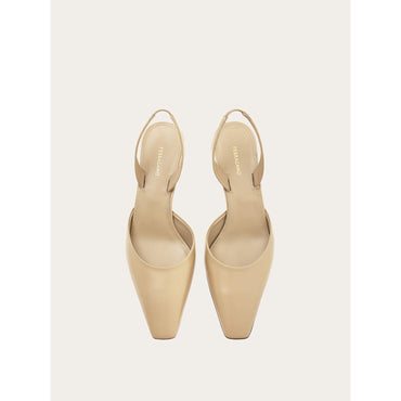 Cage Heel Slingback - Ladies - Stone