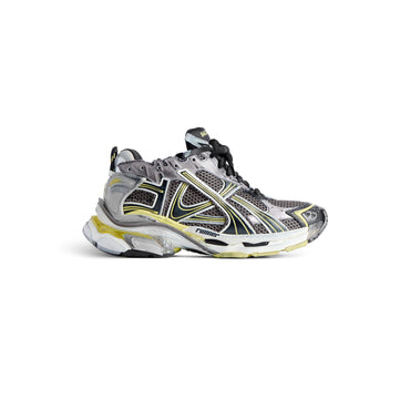 Runner Mesh/Rubber/W - Dk Grey/Yel/White