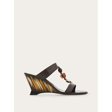 Wedge Slide With Beads - Ladies - Testa Di Moro