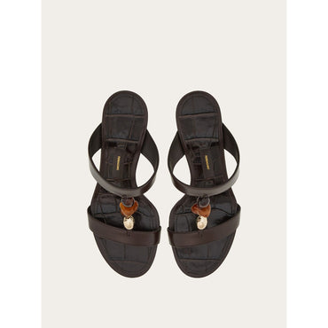 Wedge Slide With Beads - Ladies - Testa Di Moro
