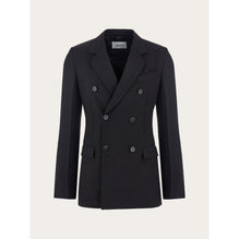 Double Breasted Blazer - Men - Black