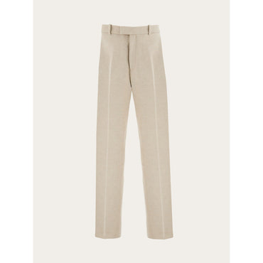 Tailored Pants - Men - Sand/Black