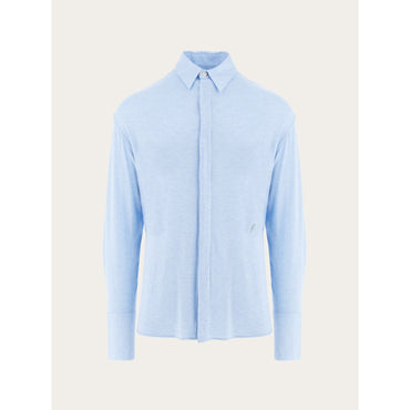 Jersey Shirt - Men - Light Blue