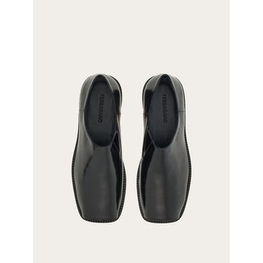 Open Toe Loafer - Men - Black