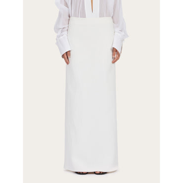 Long Skirt - Ladies - White