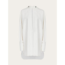 Kaftan With Frog Fasten Collar - Ladies - Optic White