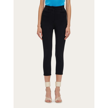 Slim Fit Five Pocket Trouser - Ladies - Black
