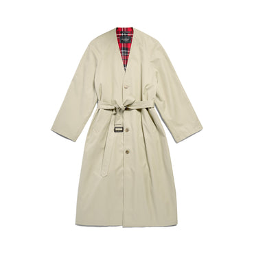 Trench Lining Coat - Military Beige