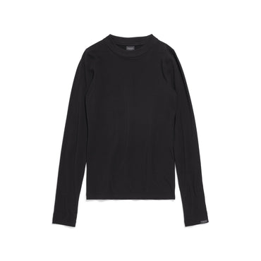 Stretch Long Sleeve T-Shirt - Black