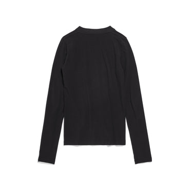 Stretch Long Sleeve T-Shirt - Black