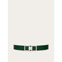 Reversible And Adjustable Gancini Belt - Men - Forest Green