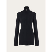 Fitted Zip Jacket - Ladies - Black