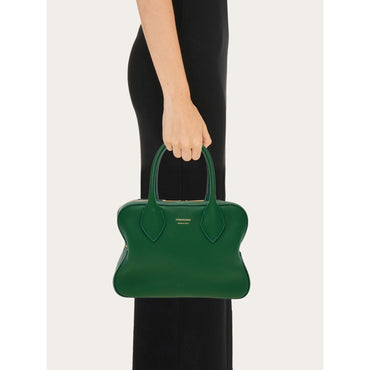 Star-Shaped Handbag - Ladies - Forest Green