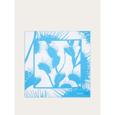 Venus Print Silk Foulard - Ladies - Light Blue