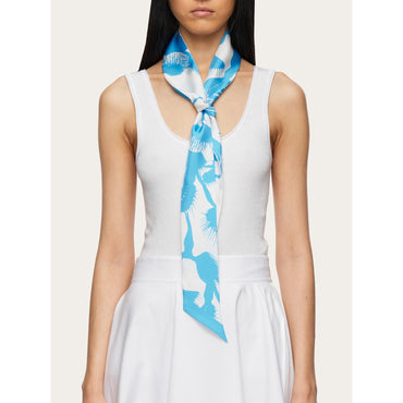 Venus Print Silk Mini Bandeau - Ladies - Light Blue