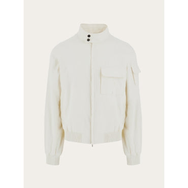 Cropped Bomber Jacket - Men - Mascarpone