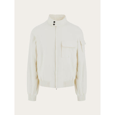 Cropped Bomber Jacket - Men - Mascarpone