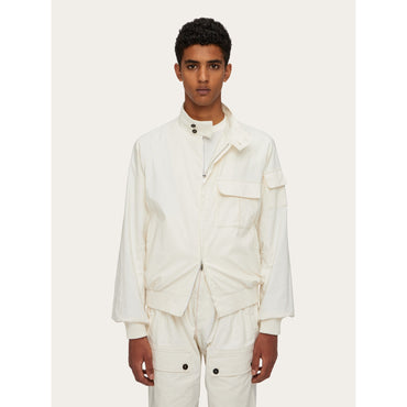 Cropped Bomber Jacket - Men - Mascarpone
