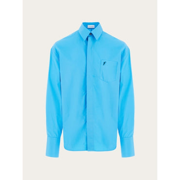 Relaxed Fit Shirt - Men - Light Blue