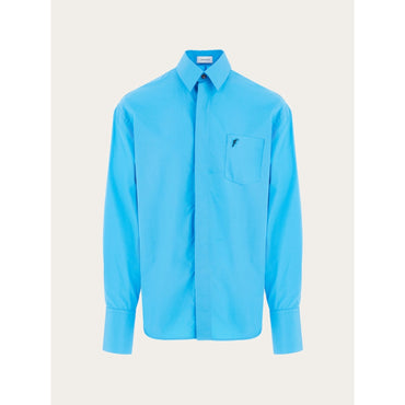 Relaxed Fit Shirt - Men - Light Blue