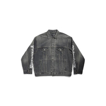 Large Fit Jacket - Washed Black Pagoda