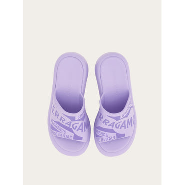 Chunky Rubber Slide - Ladies - Lavender