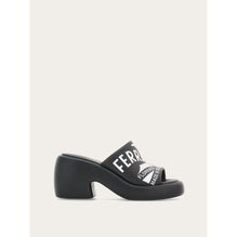Chunky Rubber Slide - Ladies - Black