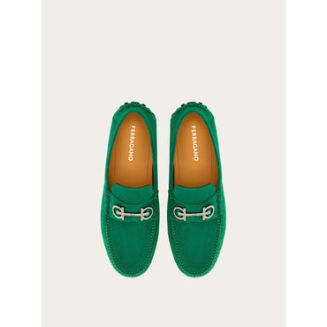 Driver With Gancini Ornament - Men - Green