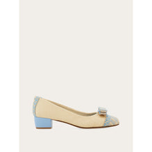 Vara Pump - Ladies - Natural/Sky Blue