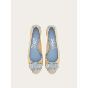 Vara Pump - Ladies - Natural/Sky Blue