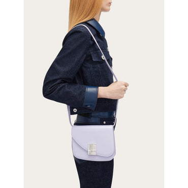 Fiamma Crossbody Bag (Xs) - Palmellato Calfskin - Lavender