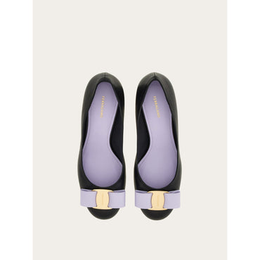 Vara Bow Pump Shoe - Ladies - Black/Lavender