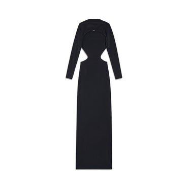 Cut Out Maxi Dress - Black