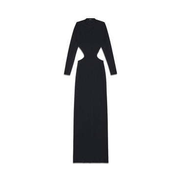 Cut Out Maxi Dress - Black