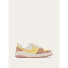 Sneaker With Embossed Details - Ladies - Rose/Yellow/Mascarpone