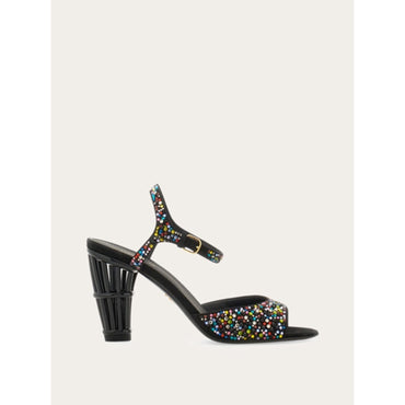 Cage Heel Sandal - Ladies - Multicolor