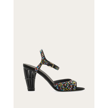 Cage Heel Sandal - Ladies - Multicolor