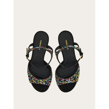 Cage Heel Sandal - Ladies - Multicolor