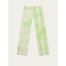 Veliero Print Silk Mini Bandeau - Ladies - Acid Green