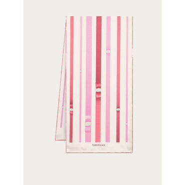 Vara Print Silk Scarf - Ladies - Ivory
