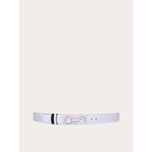Reversible And Adjustable Gancini Belt - Ladies - Lavender/Black