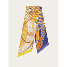 Fish Print Silk Bandeau - Ladies - Yellow