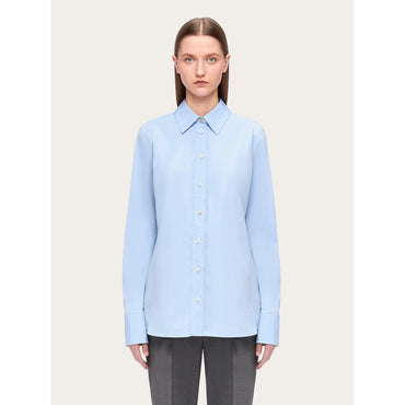 Popeline Shirt - Ladies - Light Blue