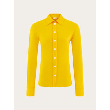 Stretch Jersey Shirt - Ladies - Yellow