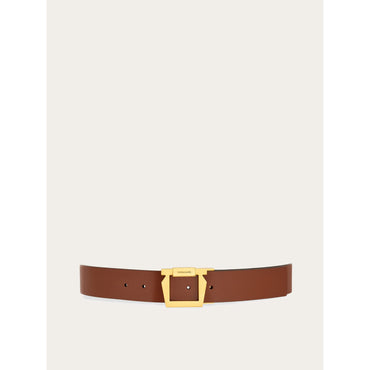 Reversible And Adjustable Belt - Men - Cognac/Black