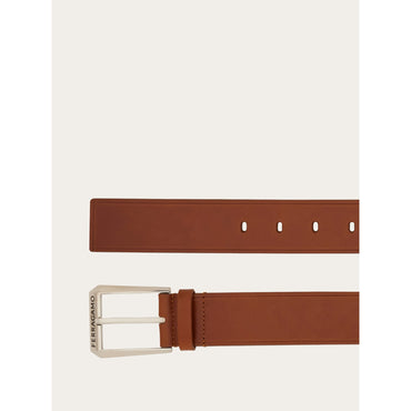 Fixed Belt - Men - Cognac