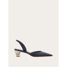Cage Heel Slingback - Ladies - Midnight Blue