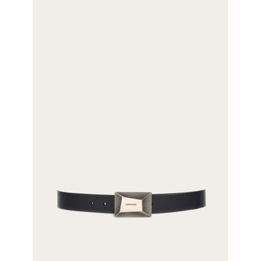 Reversible And Adjustable Belt - Men - Midnight Blue/Black