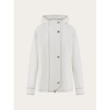 Hooded Cotton Blouson - Ladies - White