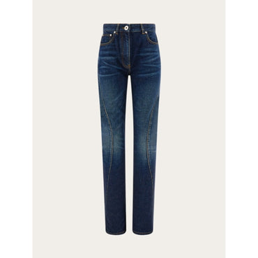Five Pocket Jeans - Ladies - Blue